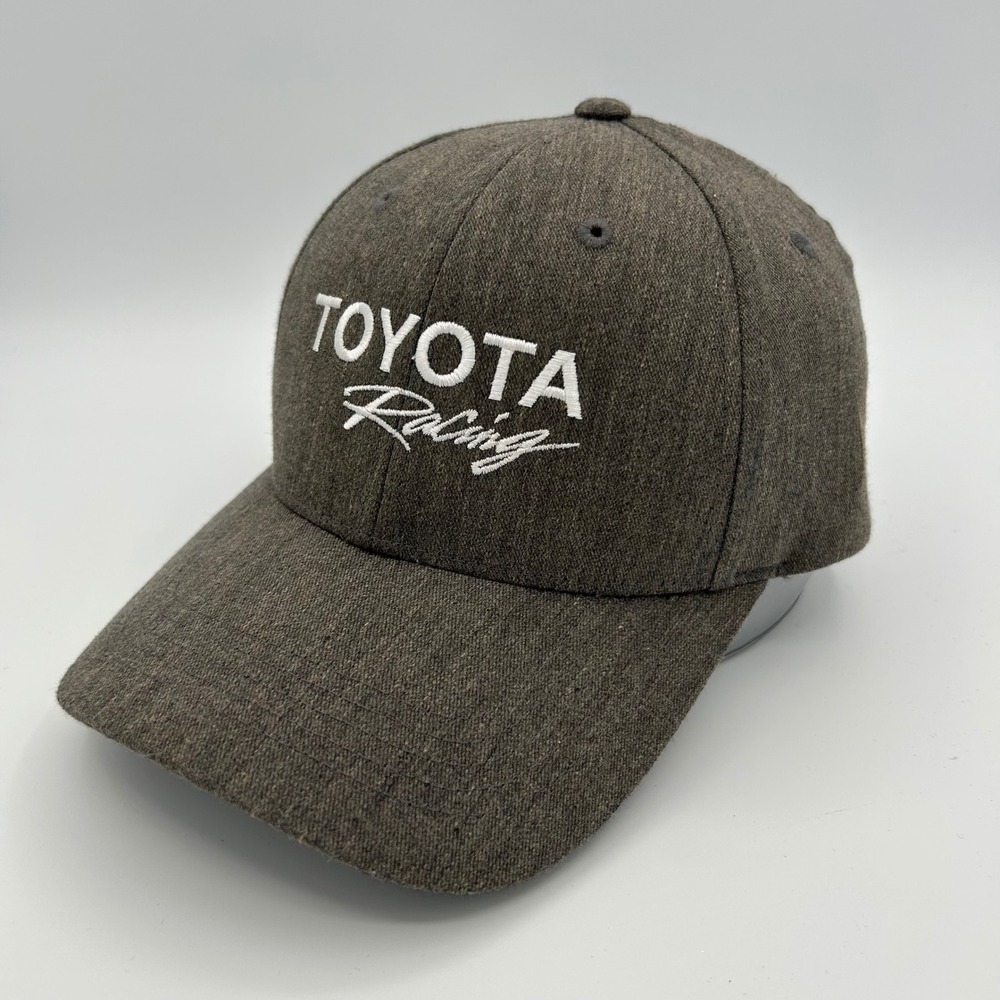 Toyota Hat Racing Baseball Cap Mens OSFM Grey Embroidered Casual Racing